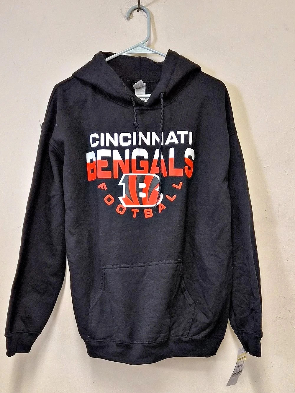 Gildan Cincinnati Bengals Football hoodie Black & Orange | Size XL